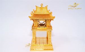 Tượng khuê văn các mạ vàng cao 14cm