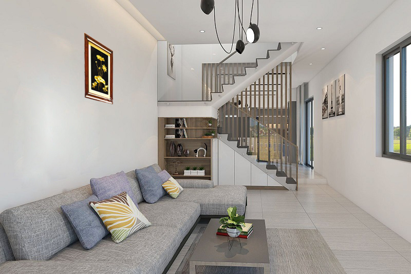 Kiến trúc sư gợi ý cách bố trí phòng khách nhà ống đẹp và tiện nghi nhất   Kiến trúc Angcovat