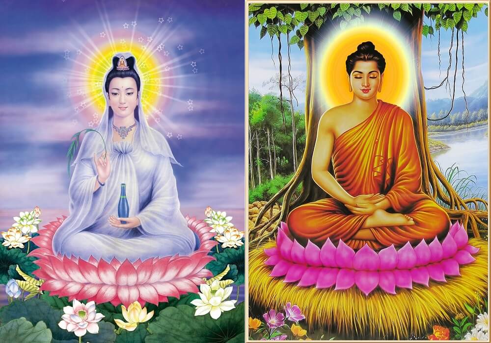 Hoa sen đại diện cho sự thanh tịnh và nhiều tính tốt của Phật giáo