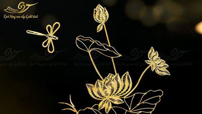 Tranh hoa sen vàng có ý nghĩa gì