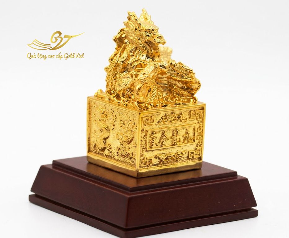 Ấn Rồng Mạ Vàng 24k Cao Cấp